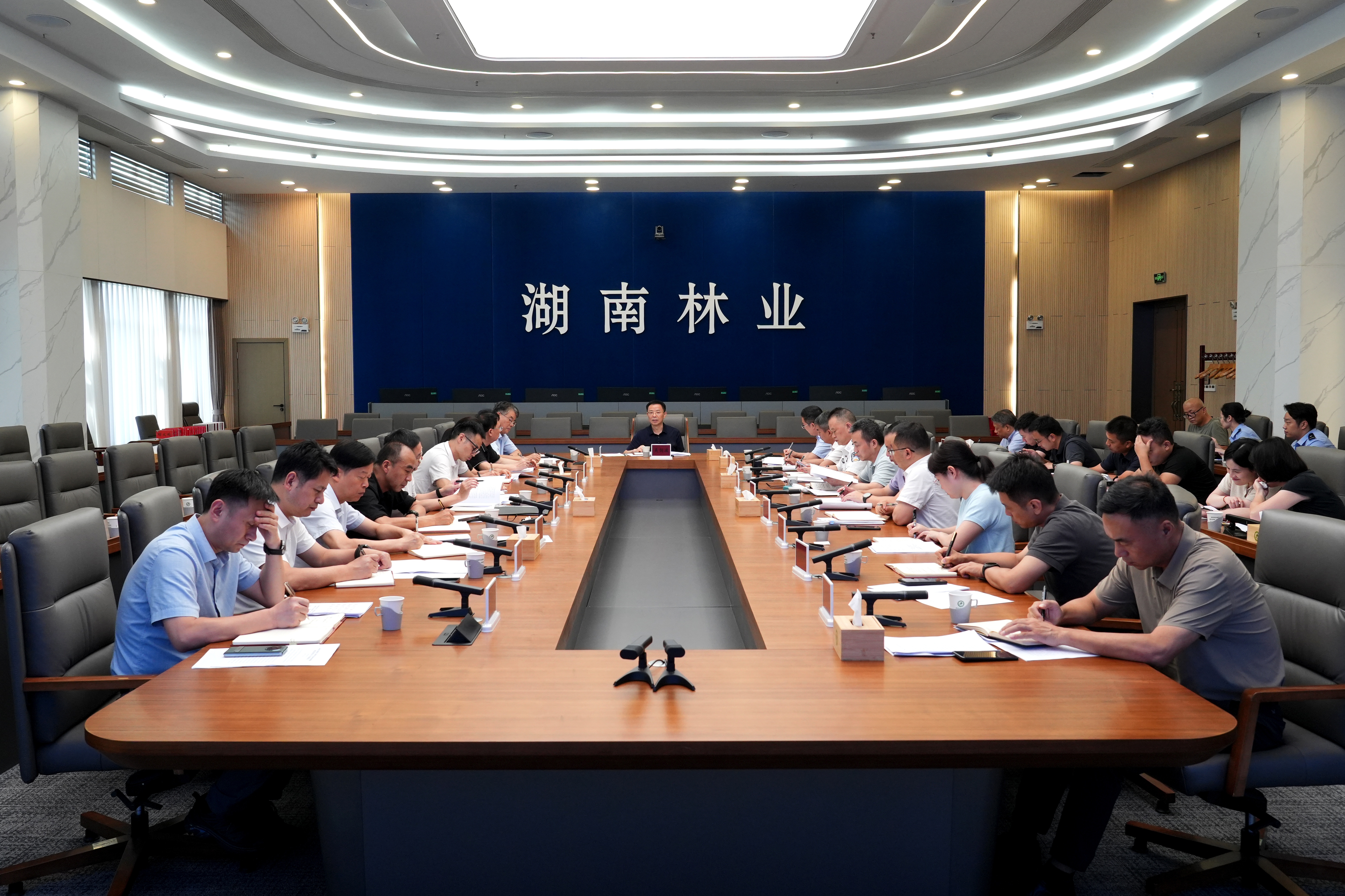 湖南省林业行政执法与刑事司法双向衔接机制规范化试点工作专班第一次会议召开