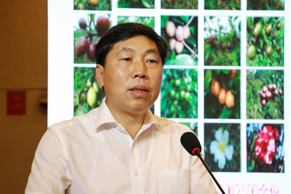 计财司司长闫振, 湖南省人民政府副秘书长欧阳煌,省林业副厅长彭顺喜